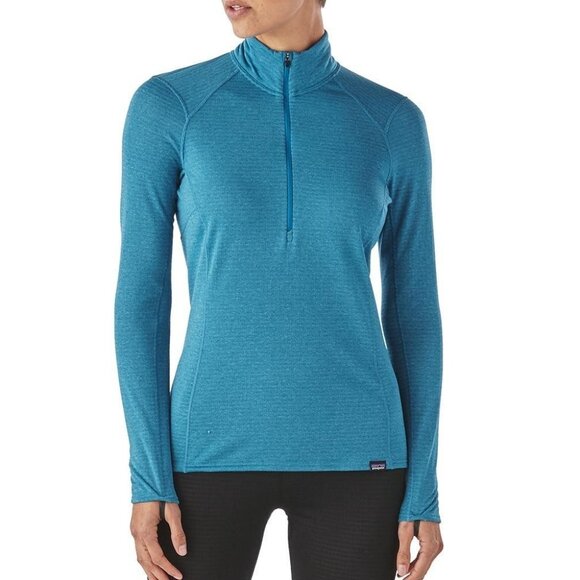 Patagonia Capilene Sweater Womens Small 1/4 Zip Pullover Thermal Weight Hiking - Picture 1 of 7